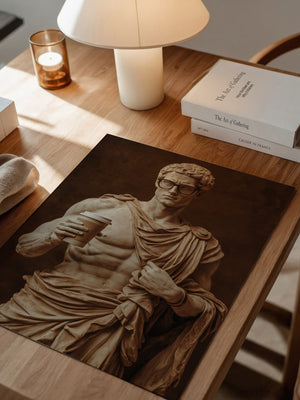 Statue Kaffeebecher Retro-Charme
