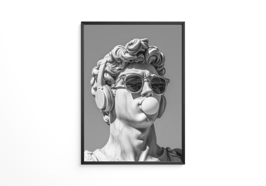 David Statue Pop-Art Flair