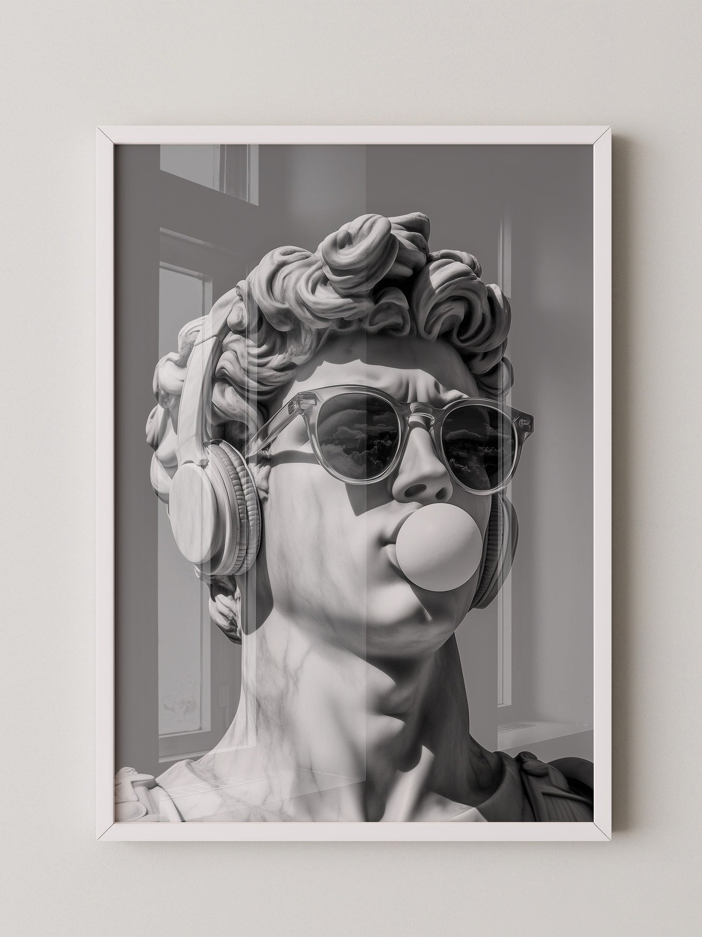 David Statue Pop-Art Flair