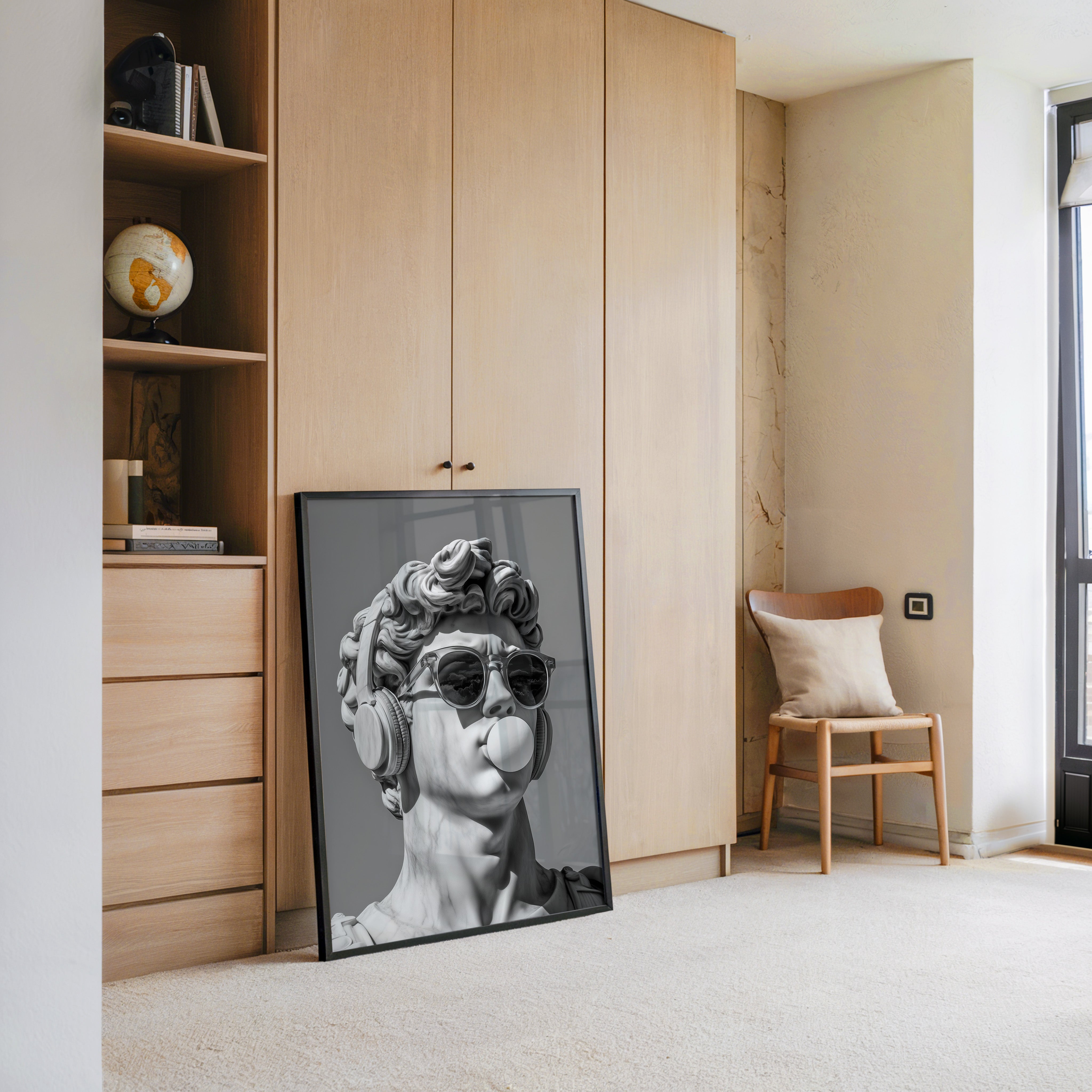 David Statue Pop-Art Flair