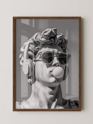 David Statue Pop-Art Flair