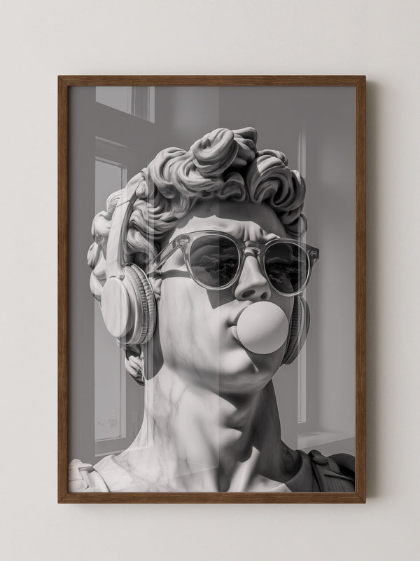 David Statue Pop-Art Flair