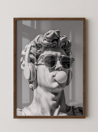 David Statue Pop-Art Flair