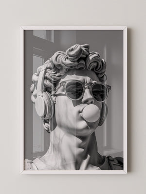 David Statue Pop-Art Flair