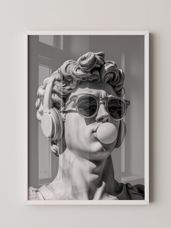 David Statue Pop-Art Flair