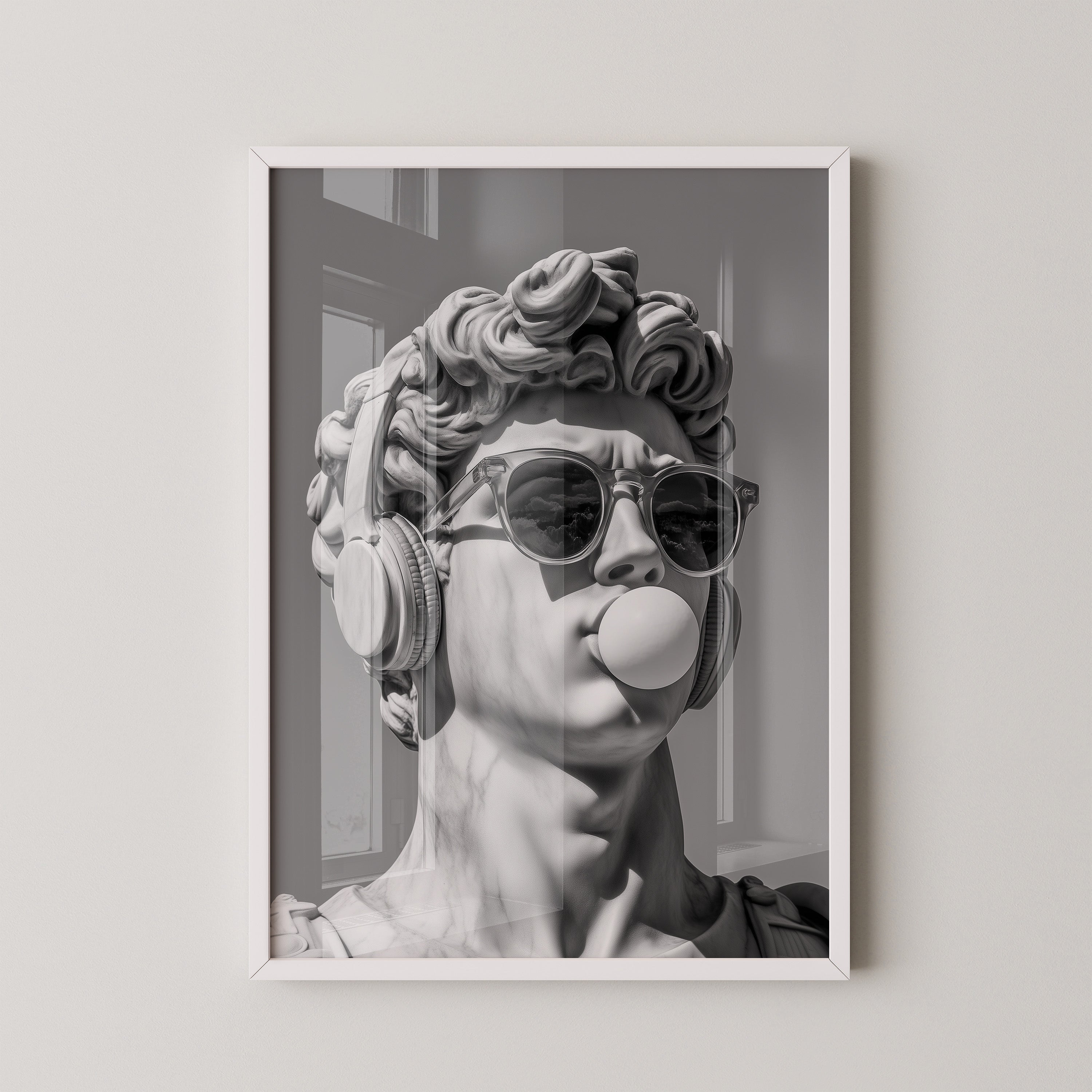 David Statue Pop-Art Flair