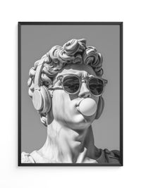 David Statue Pop-Art Flair