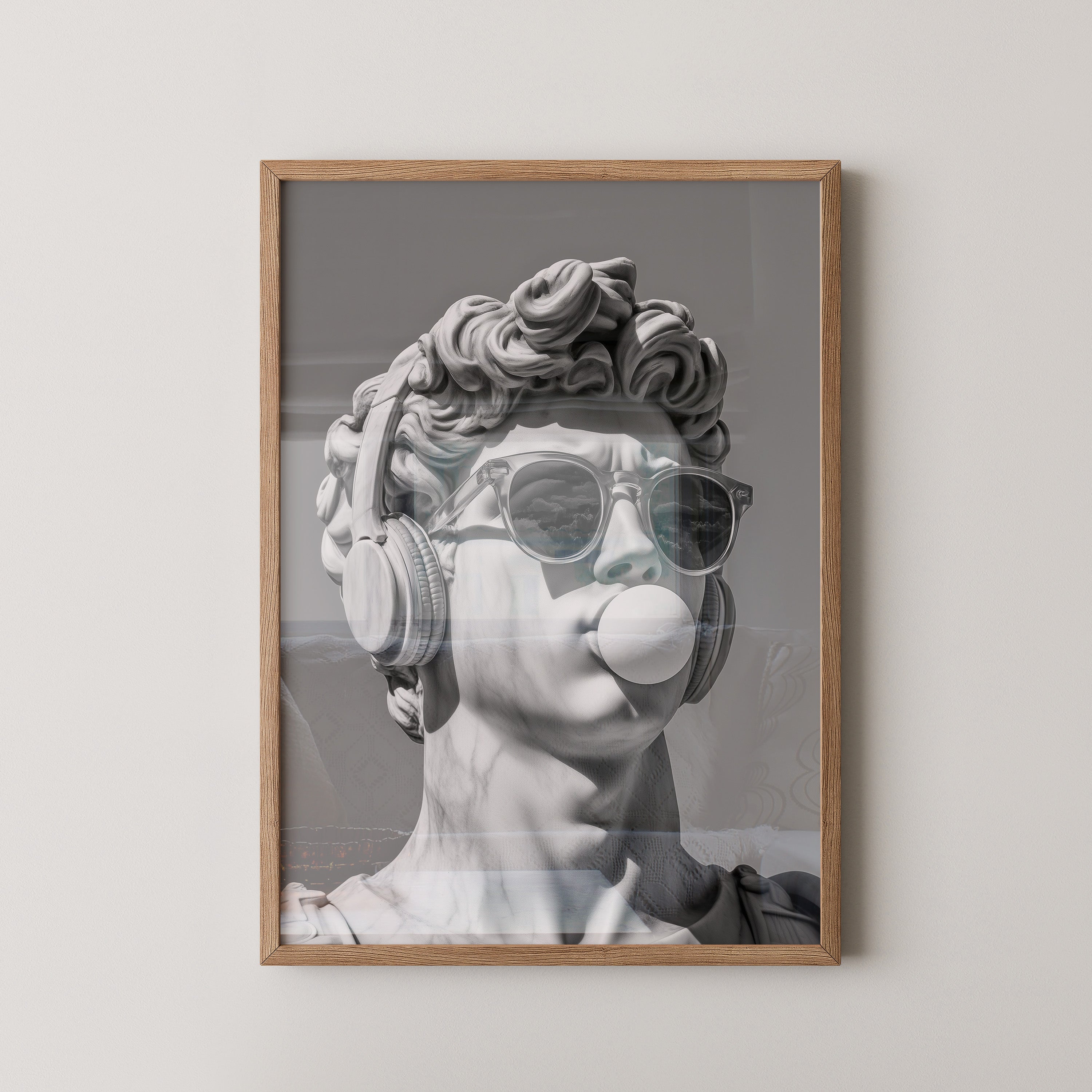 David Statue Pop-Art Flair