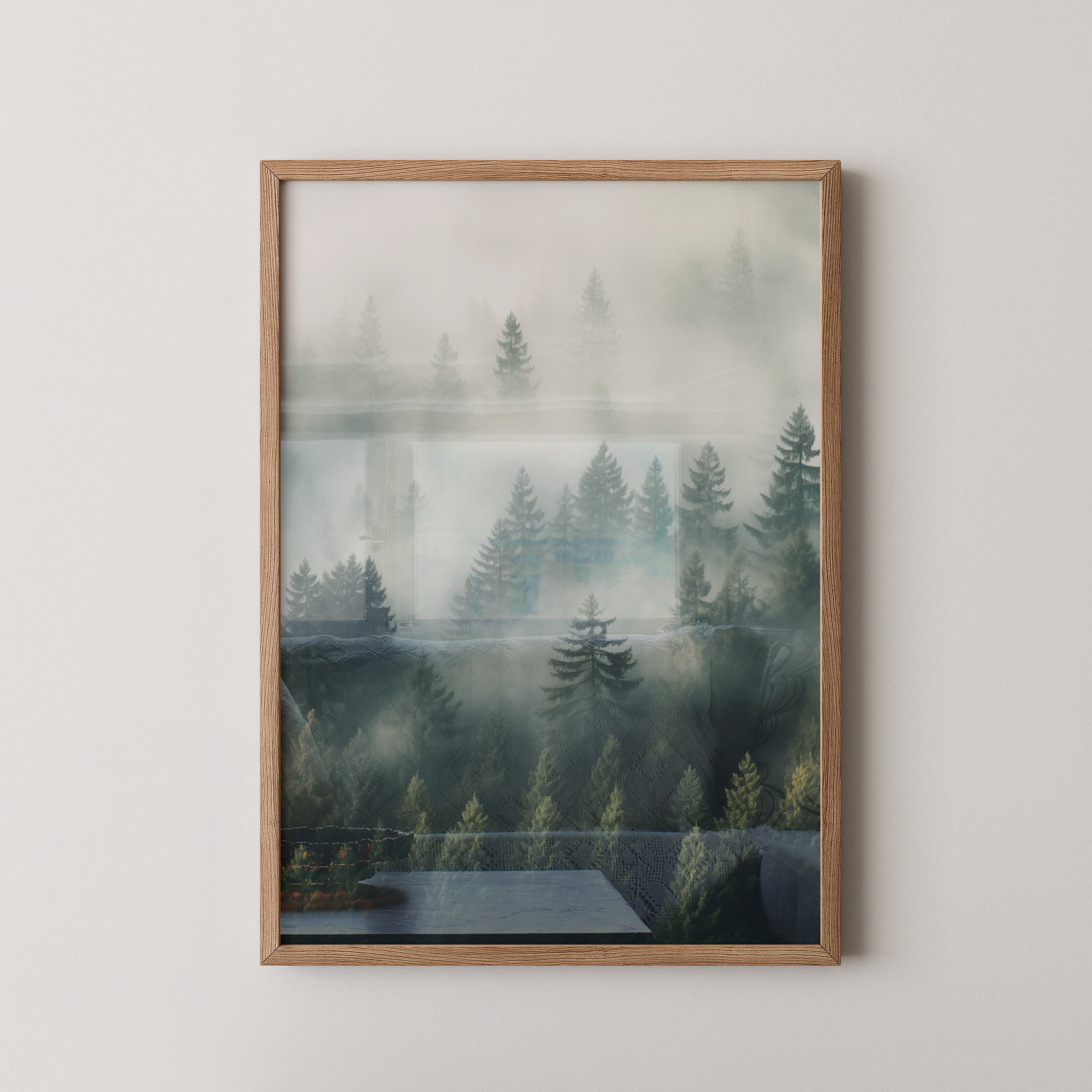 Nebelwald Morgengrauen