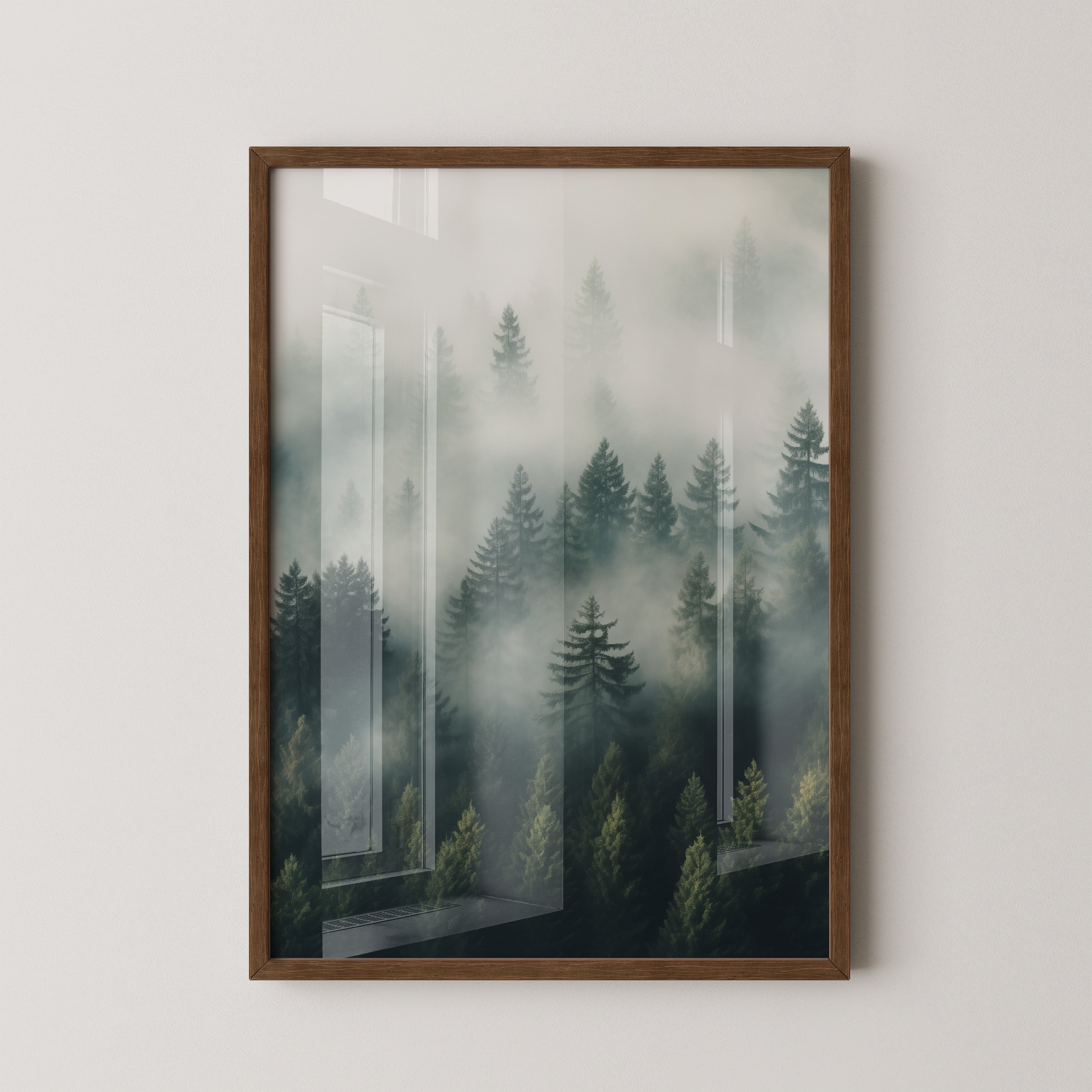 Nebelwald Morgengrauen