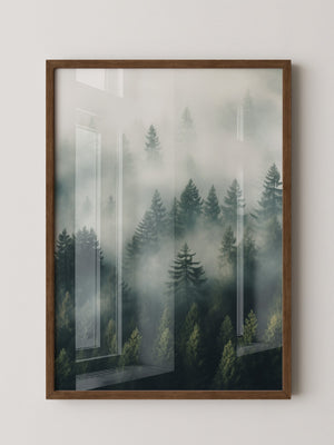 Nebelwald Morgengrauen