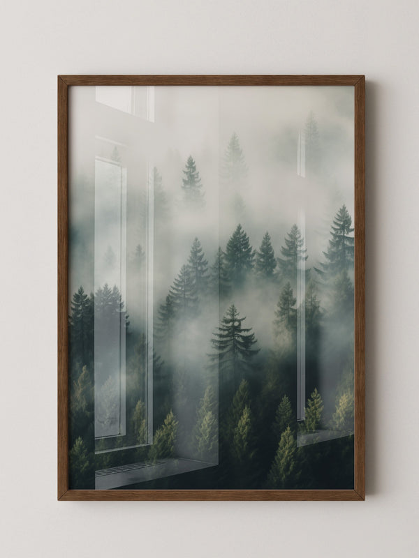 Nebelwald Morgengrauen