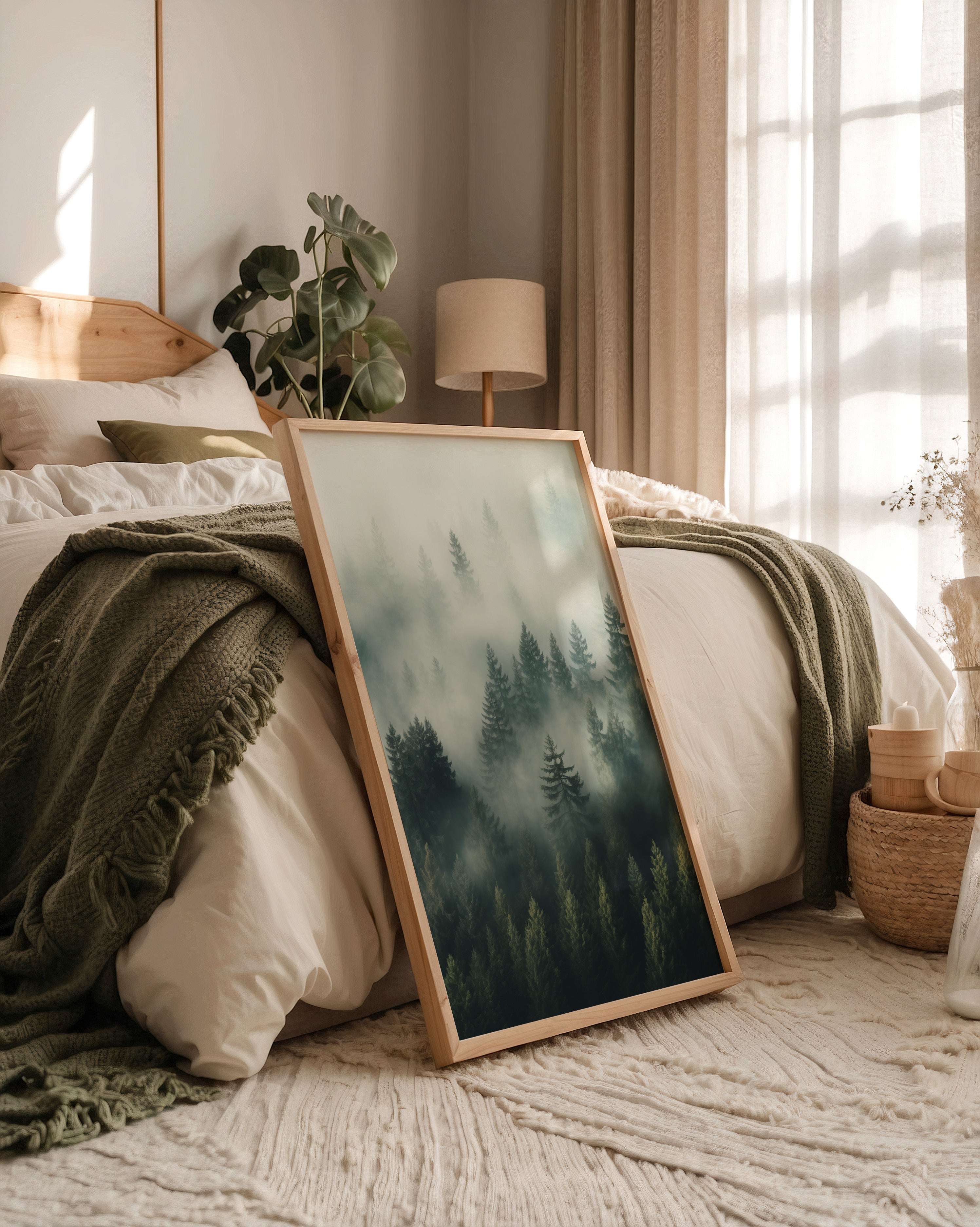 Nebelwald Morgengrauen