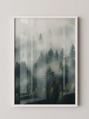 Nebelwald Morgengrauen