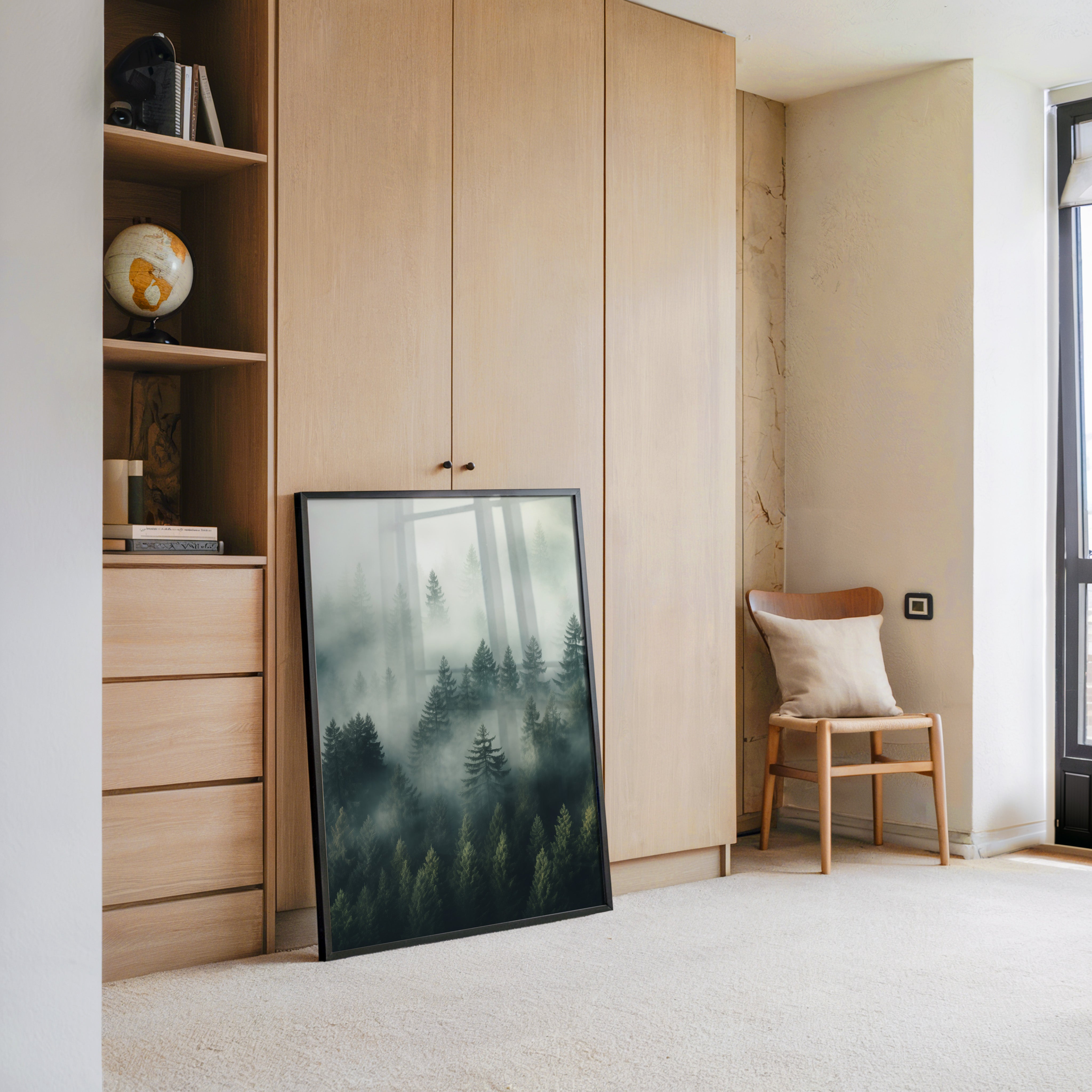 Nebelwald Morgengrauen