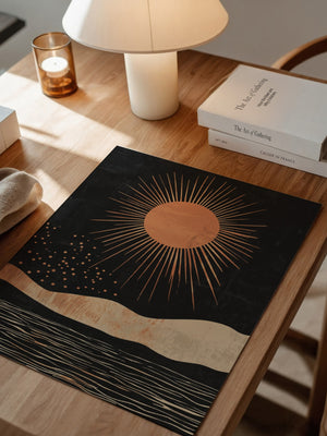 Sonne Grafik Retro Stil