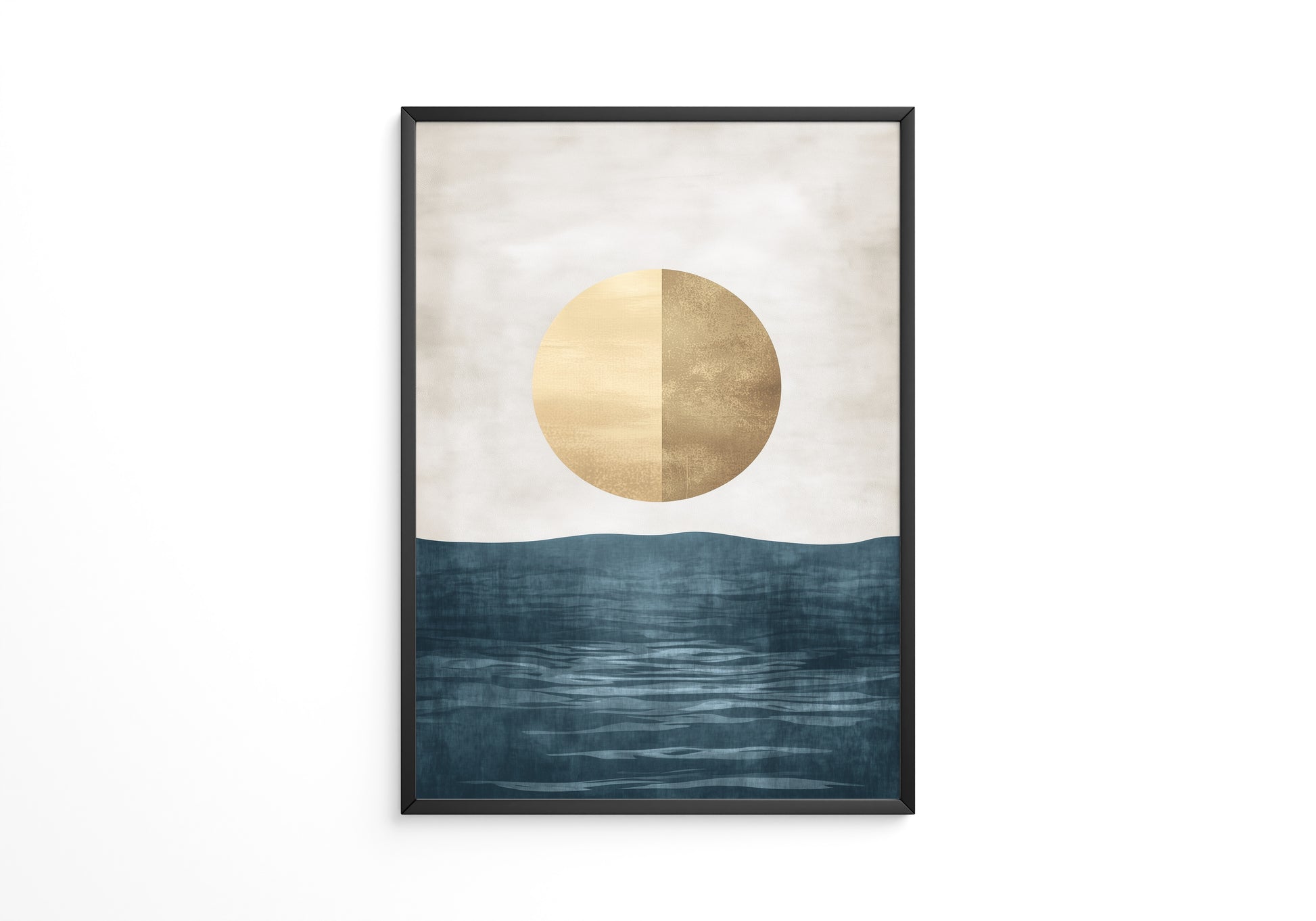 Goldene Sonne abstrakt Meer