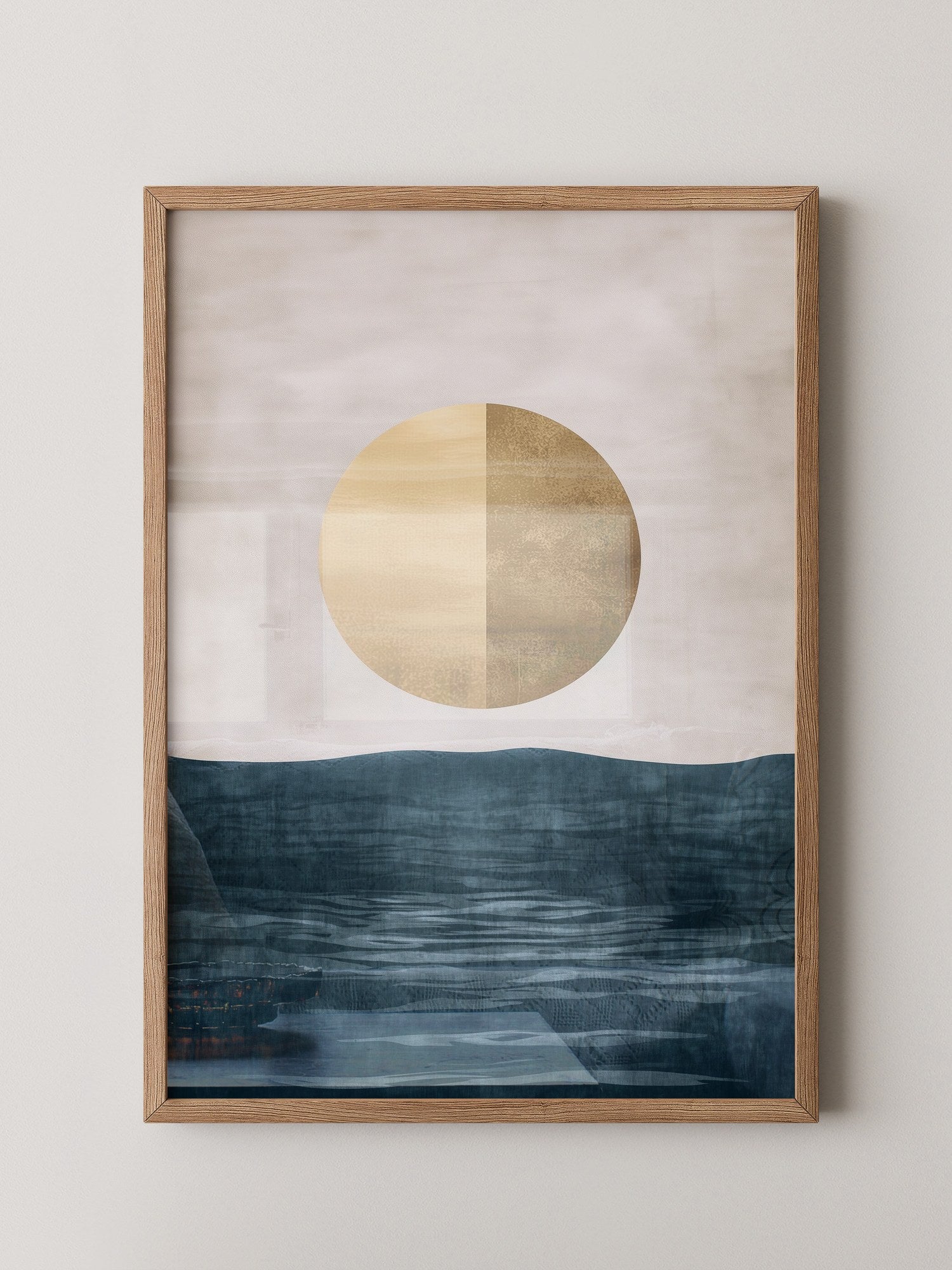 Goldene Sonne abstrakt Meer