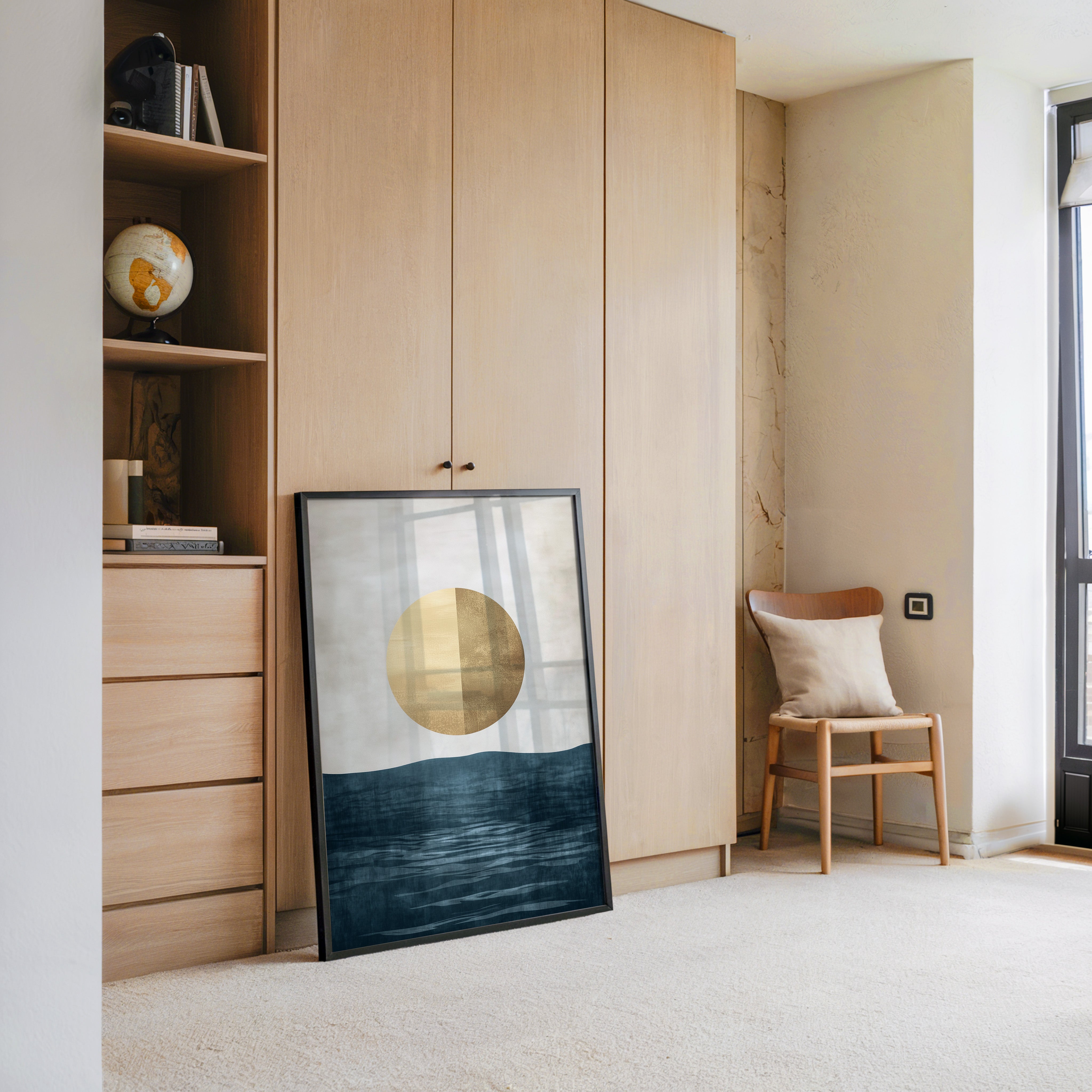 Goldene Sonne abstrakt Meer