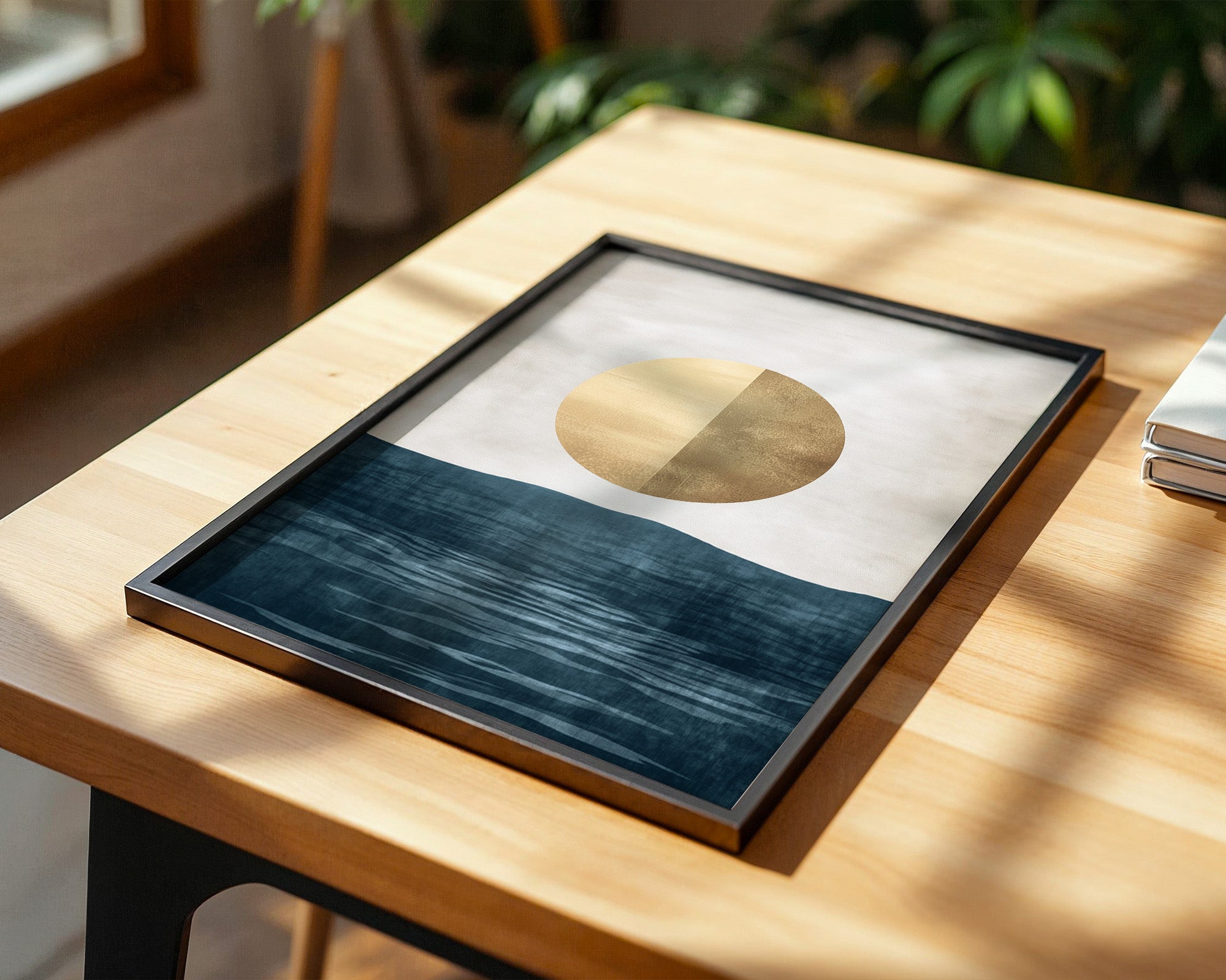 Goldene Sonne abstrakt Meer