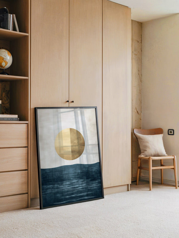 Goldene Sonne abstrakt Meer