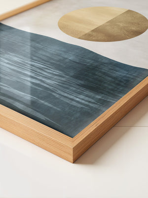 Goldene Sonne abstrakt Meer