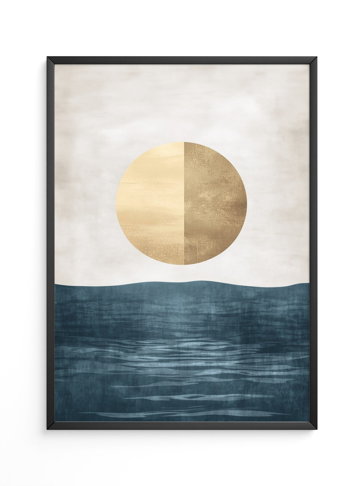 Goldene Sonne abstrakt Meer