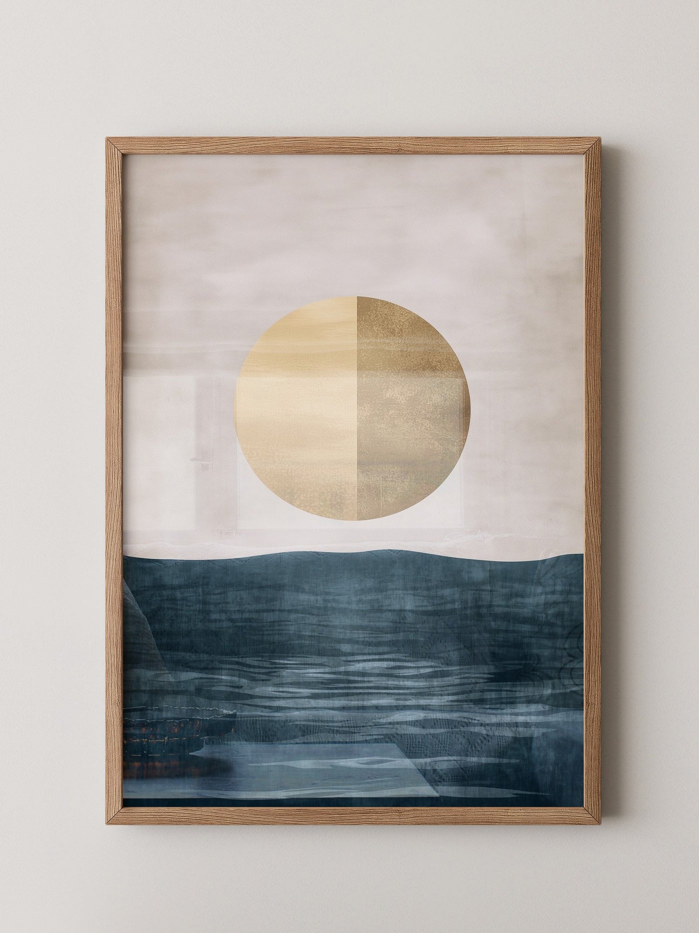 Goldene Sonne abstrakt Meer