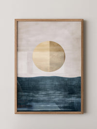 Goldene Sonne abstrakt Meer