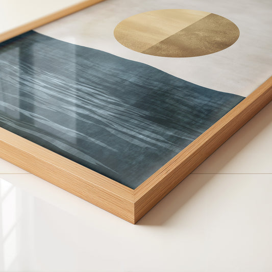 Goldene Sonne abstrakt Meer