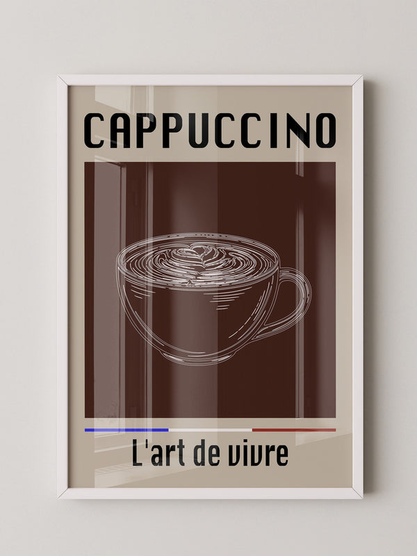 Cappuccino Tasse Retro-Stil
