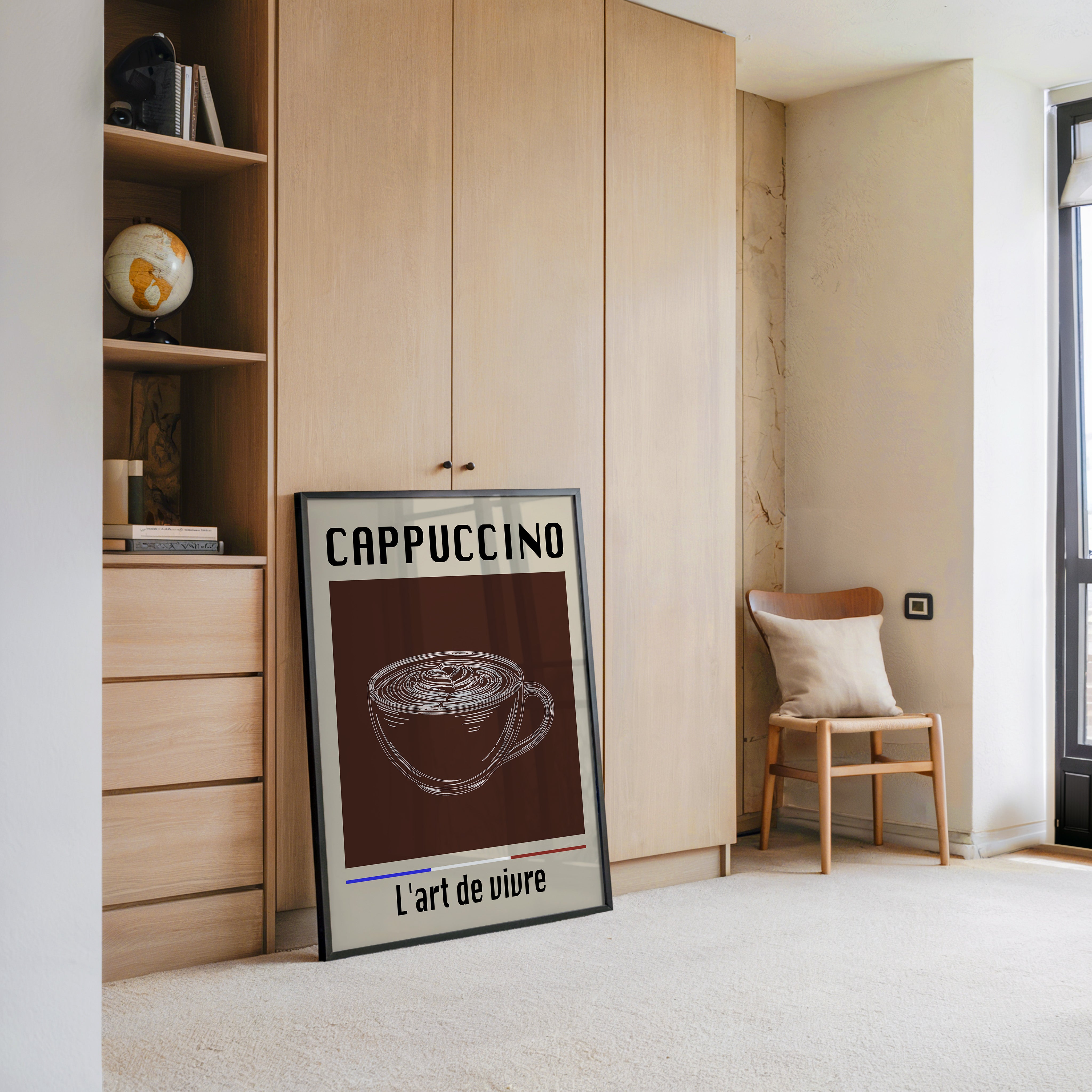 Cappuccino Tasse Retro-Stil