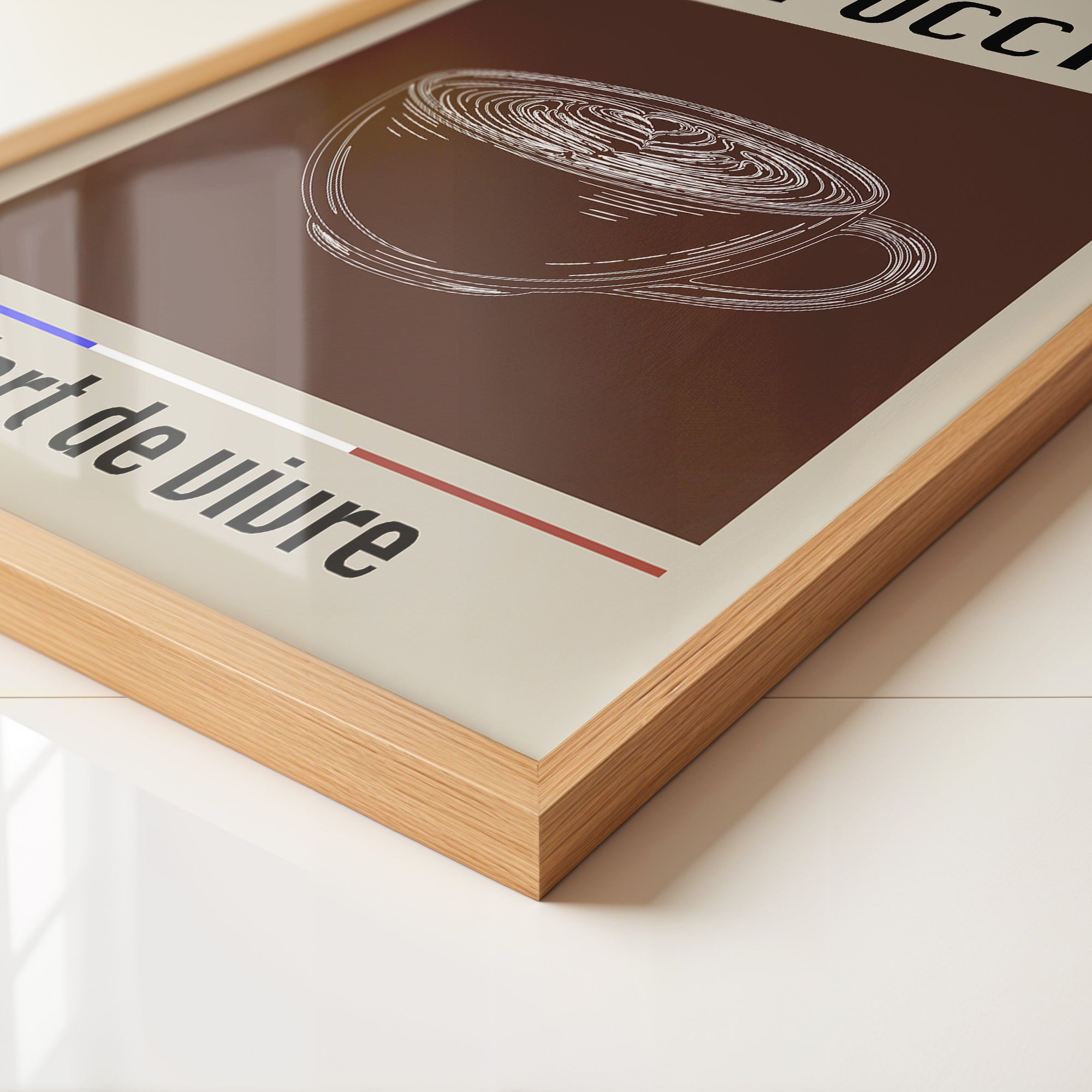 Cappuccino Tasse Retro-Stil