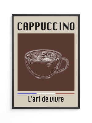 Cappuccino Tasse Retro-Stil