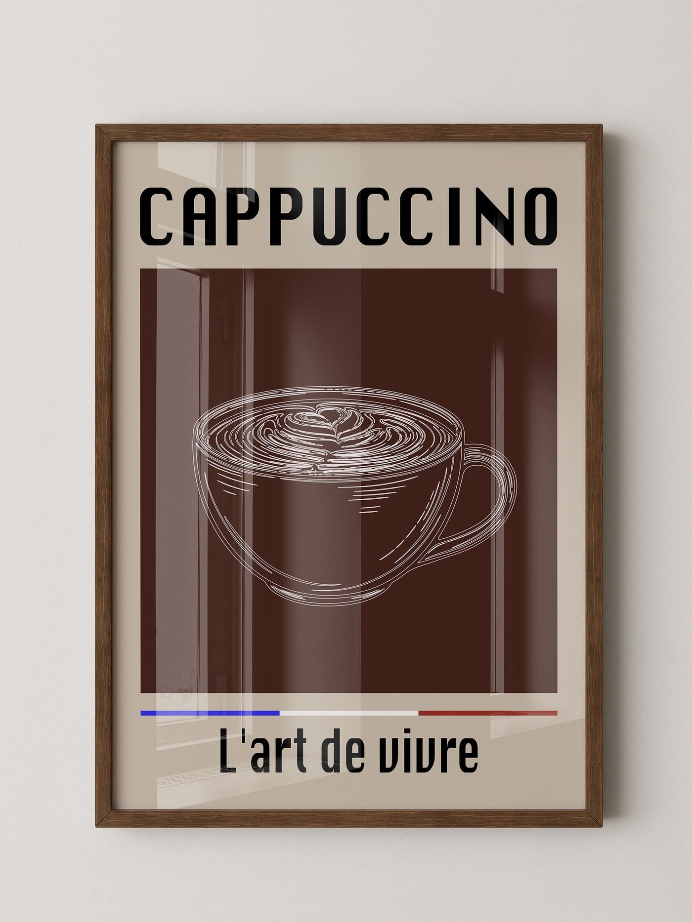 Cappuccino Tasse Retro-Stil