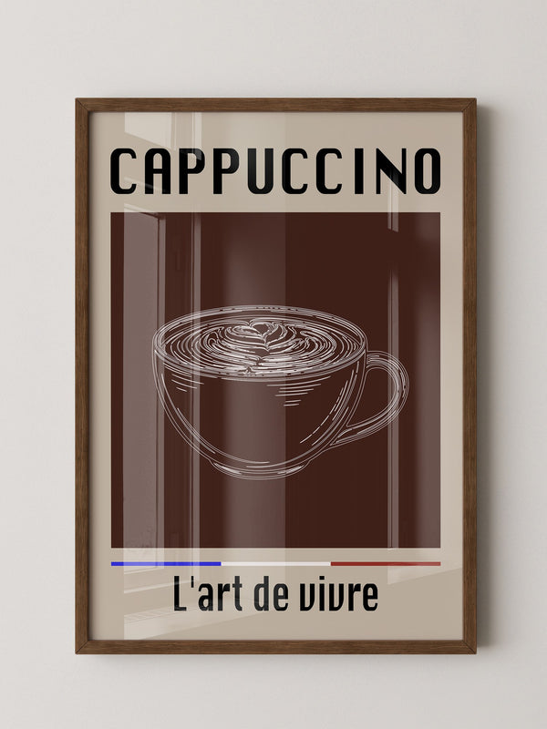 Cappuccino Tasse Retro-Stil