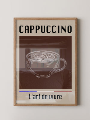Cappuccino Tasse Retro-Stil