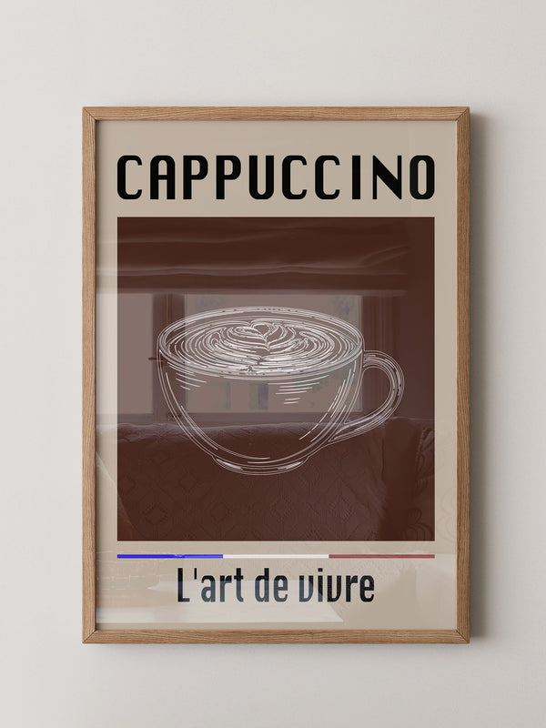 Cappuccino Tasse Retro-Stil