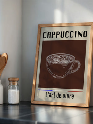 Cappuccino Tasse Retro-Stil