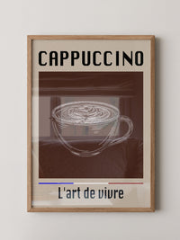 Cappuccino Tasse Retro-Stil