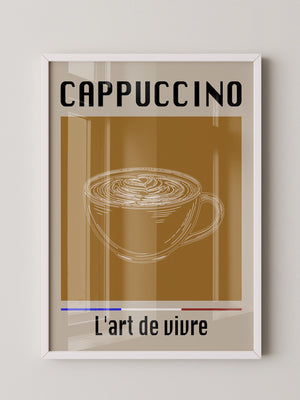 Cappuccino Tasse Minimalistisch