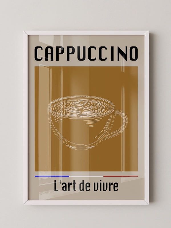 Cappuccino Tasse Minimalistisch