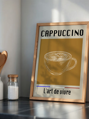 Cappuccino Tasse Minimalistisch