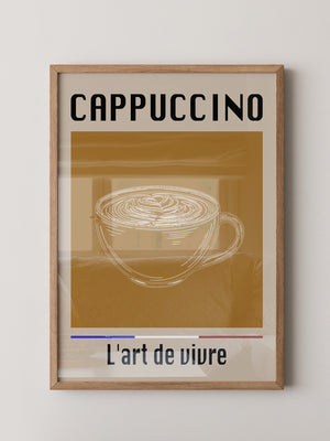 Cappuccino Tasse Minimalistisch