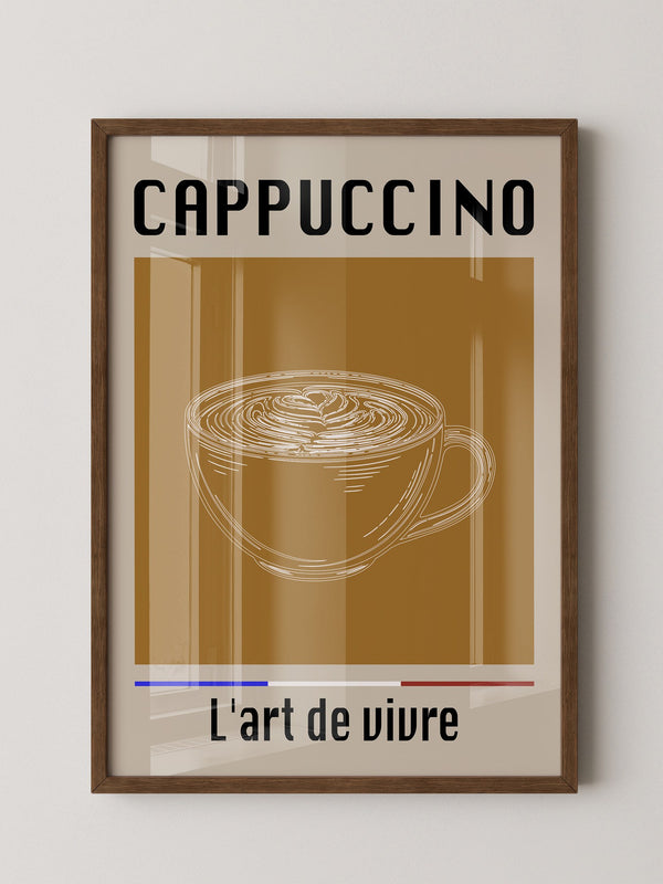 Cappuccino Tasse Minimalistisch