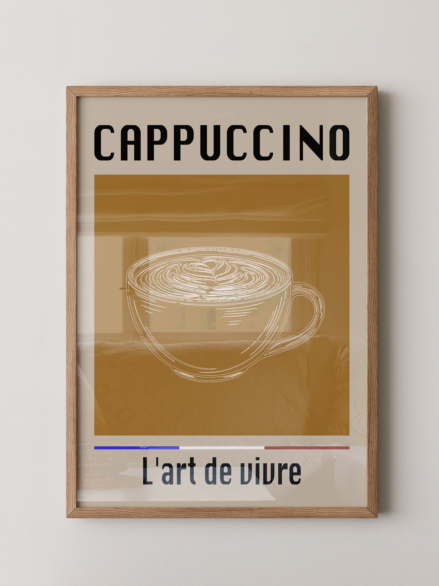 Cappuccino Tasse Minimalistisch