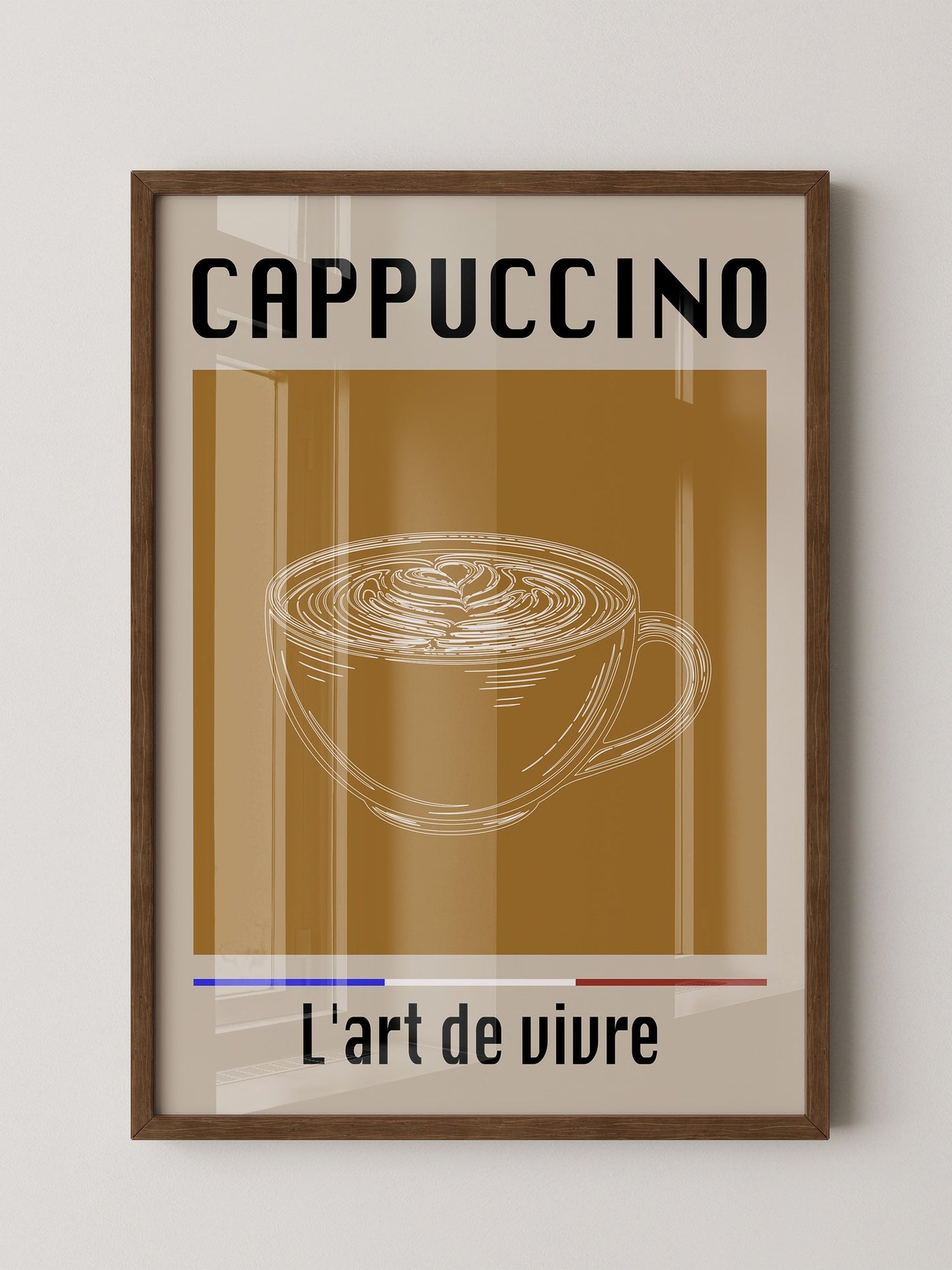 Cappuccino Tasse Minimalistisch