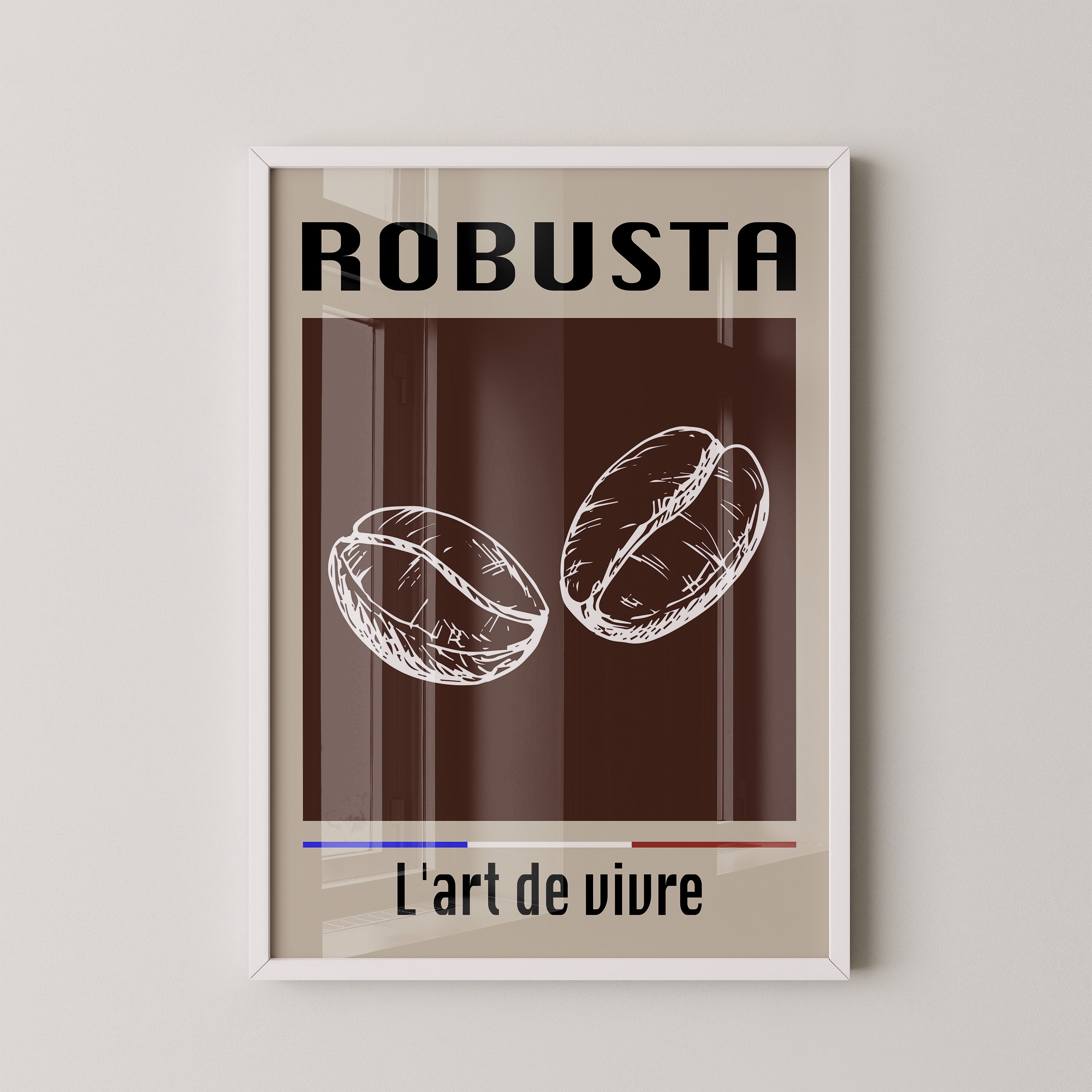 Kaffeebohnen Vintage Braun