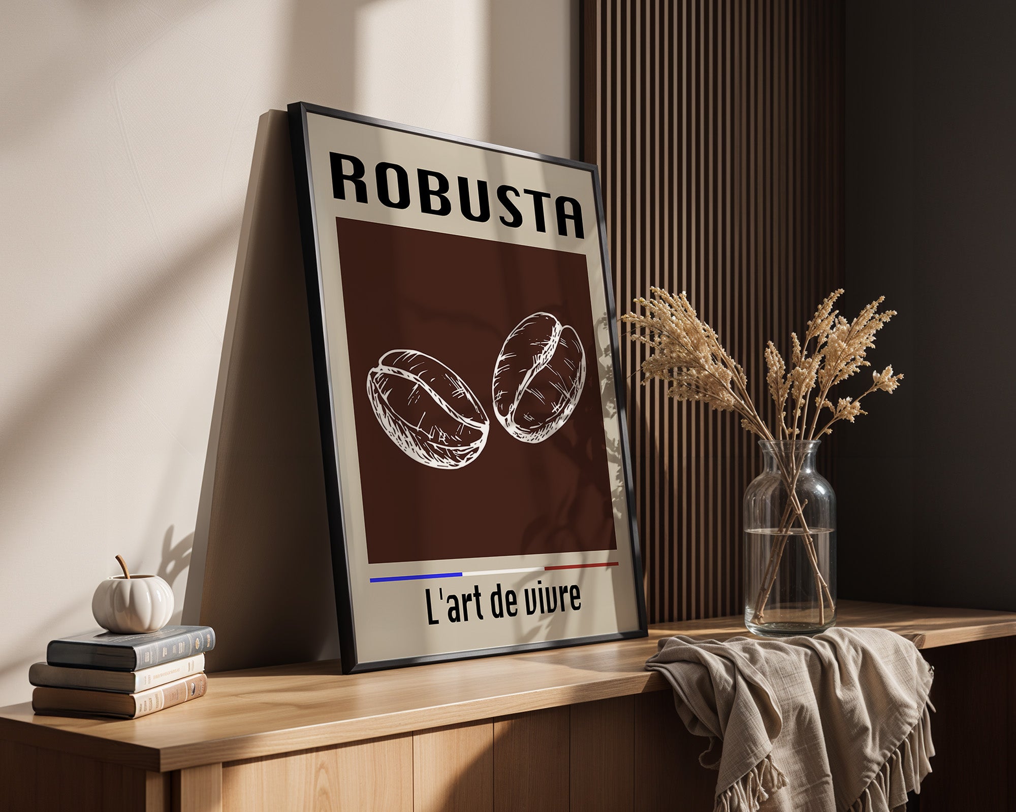 Kaffeebohnen Vintage Braun