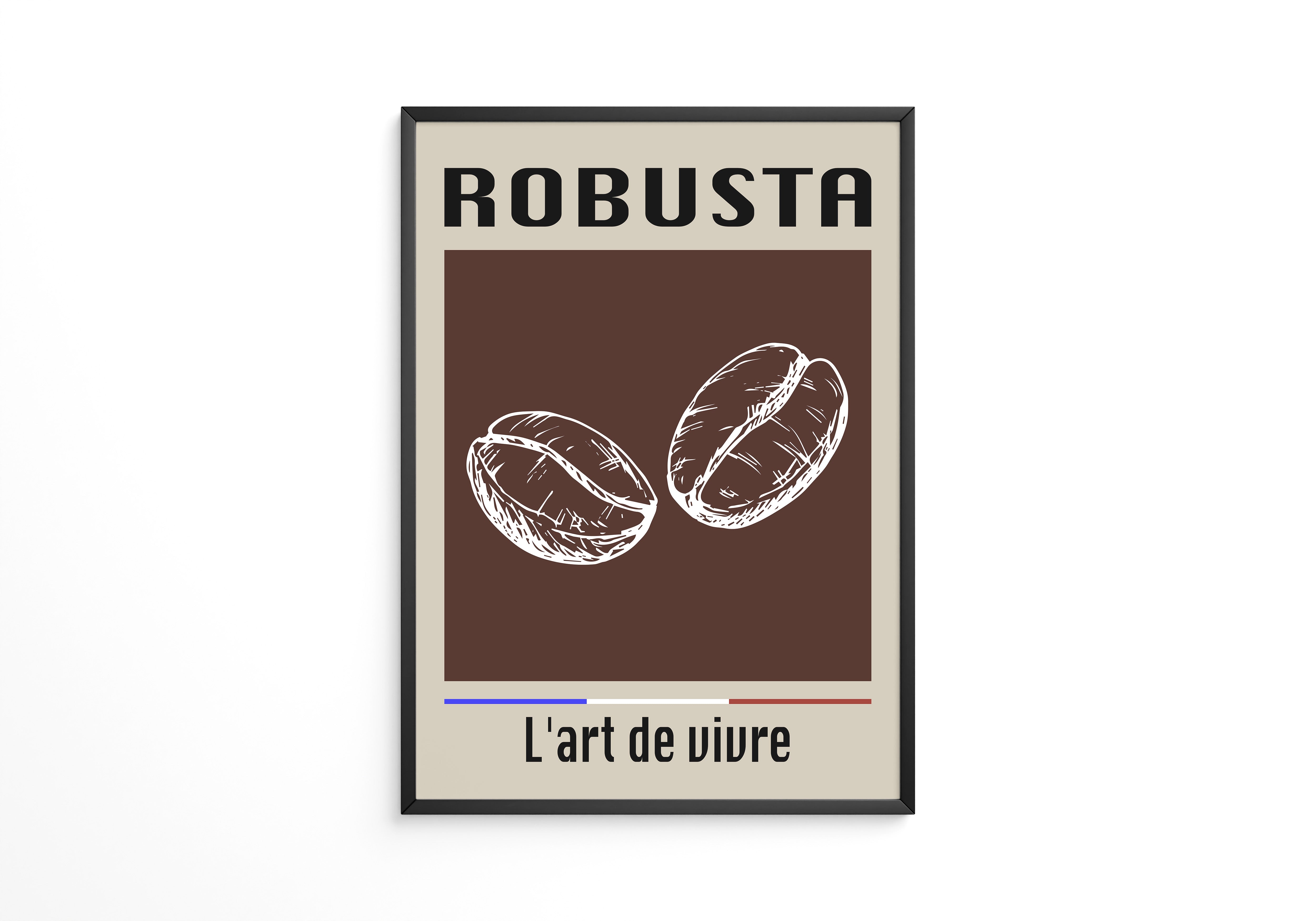 Kaffeebohnen Vintage Braun